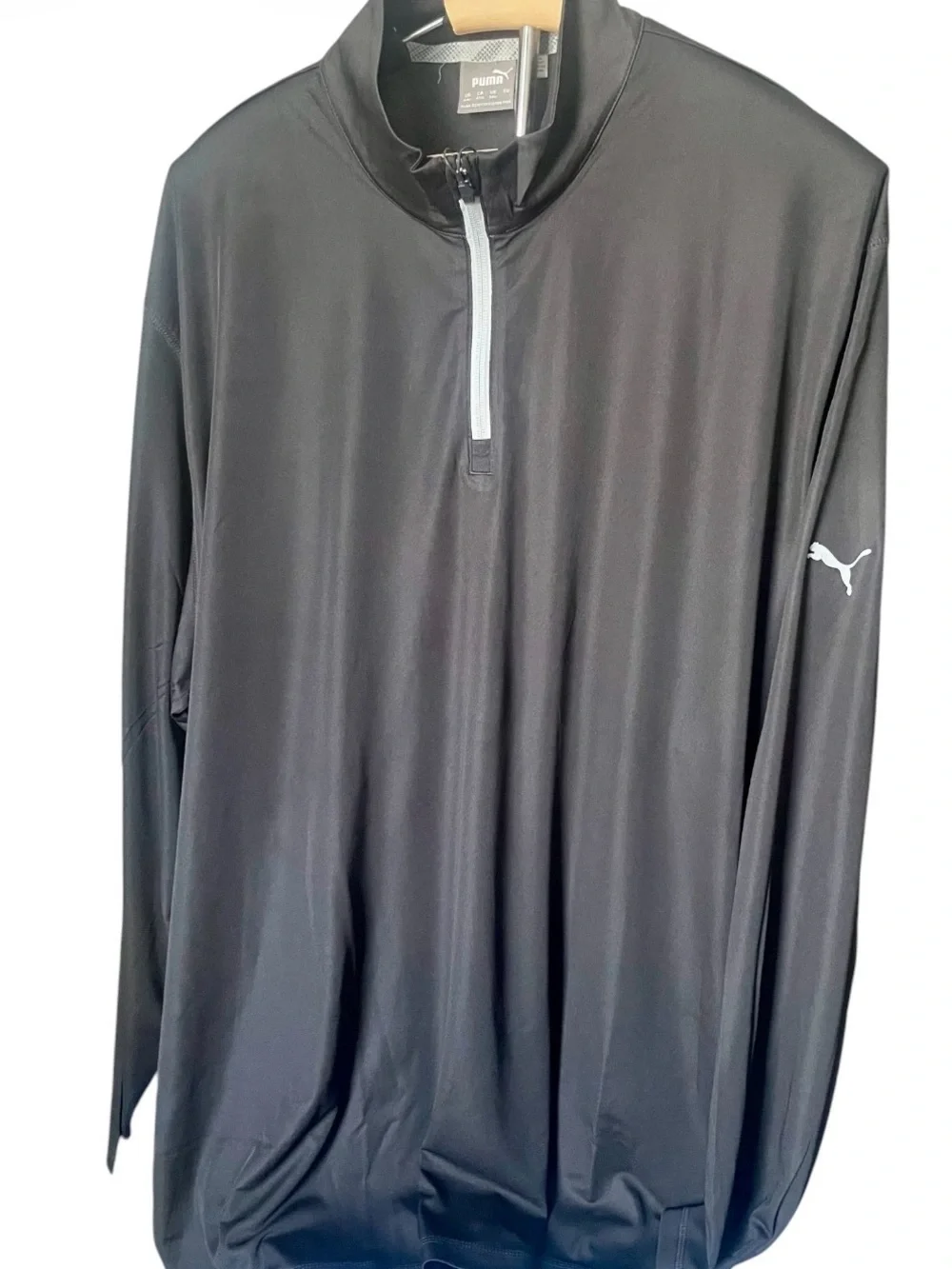 PUMA Golf Men’s Icon 1/4 Zip Pullover Black 4XL NWT